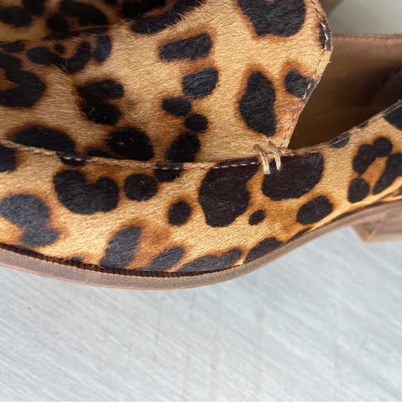 Madewell Shoes The Frances Loafer in Leopard Calf Hair 8.5 Hair On Hide EUC - Picture 9 of 10